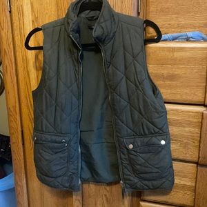 Olive green woman’s vest